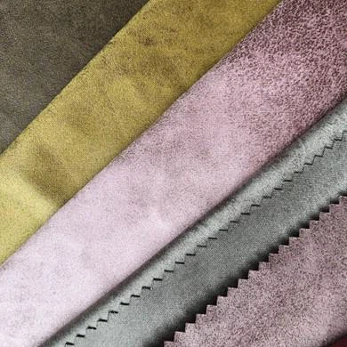 Bronze Stretch Suede Fabric