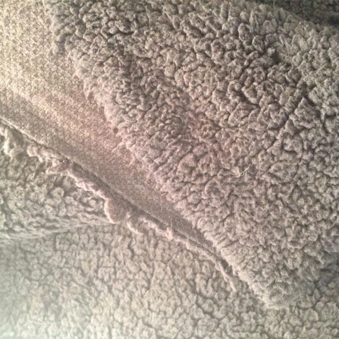 Coral Faux Fur Fabric