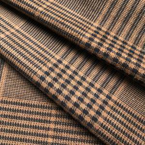 Tessuto in pelle scamosciata grata per abbigliamento