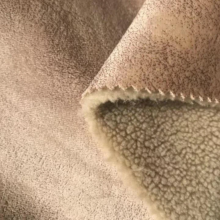Bronzing Velour With Faux Fur