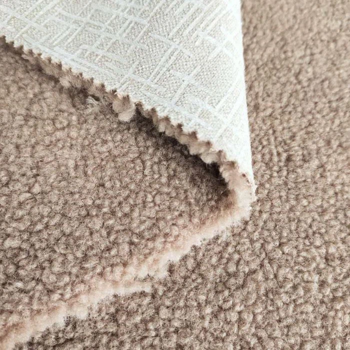 Hihg Quality Sherpa Suede With Fur For Garment