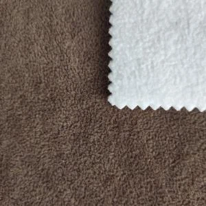 Fluffy Polar Fleece Bond Wool Fabric